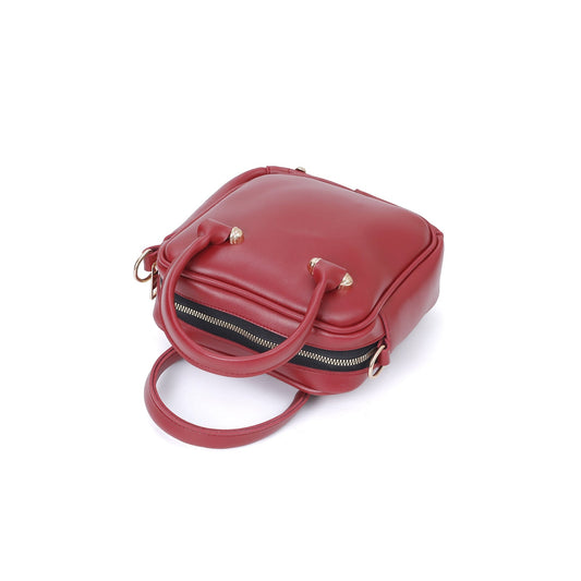Monty Square Bag - Redish