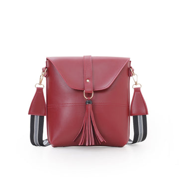 Splash Crossbody Bag Maroon