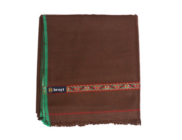 Wool shawl Maroon