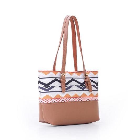 Multi Tote Bag-Brown