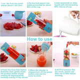 Portable Juicer Blender & Milkshake Maker Rechargeable