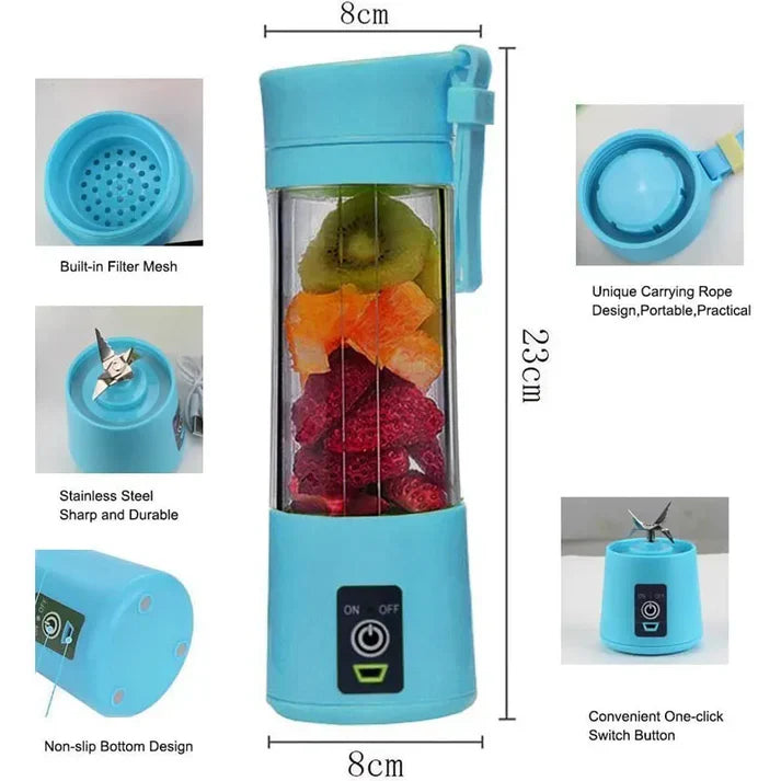 Portable Juicer Blender & Milkshake Maker Rechargeable