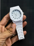 “AURA” White Arabic premium watch
