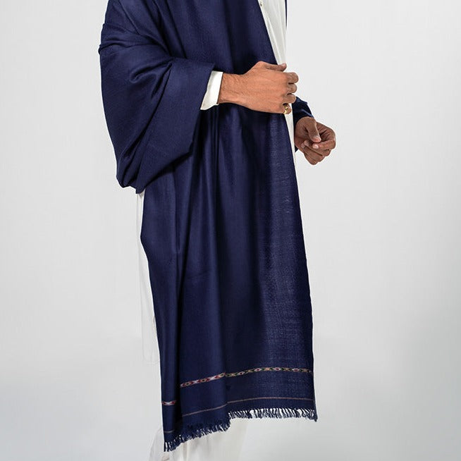 Blue Men Shawl
