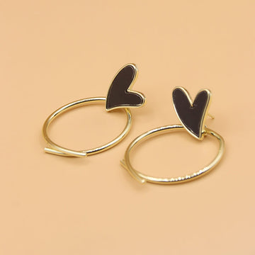 Elegent Hoop- Black