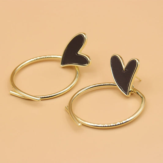 Elegent Hoop- Black