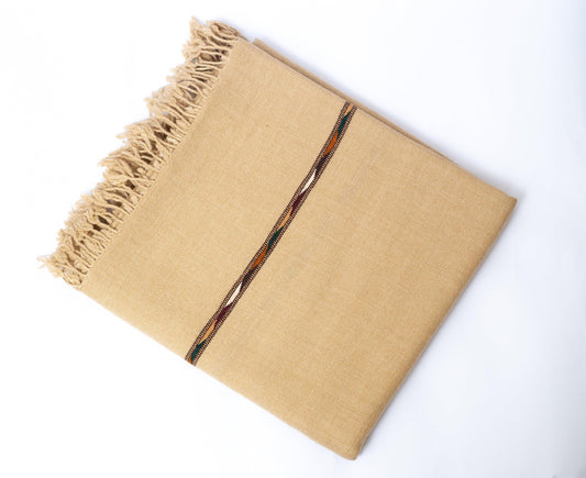 Wool Shawl ( Sand )