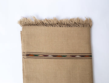 Wool Shawl Light Brown