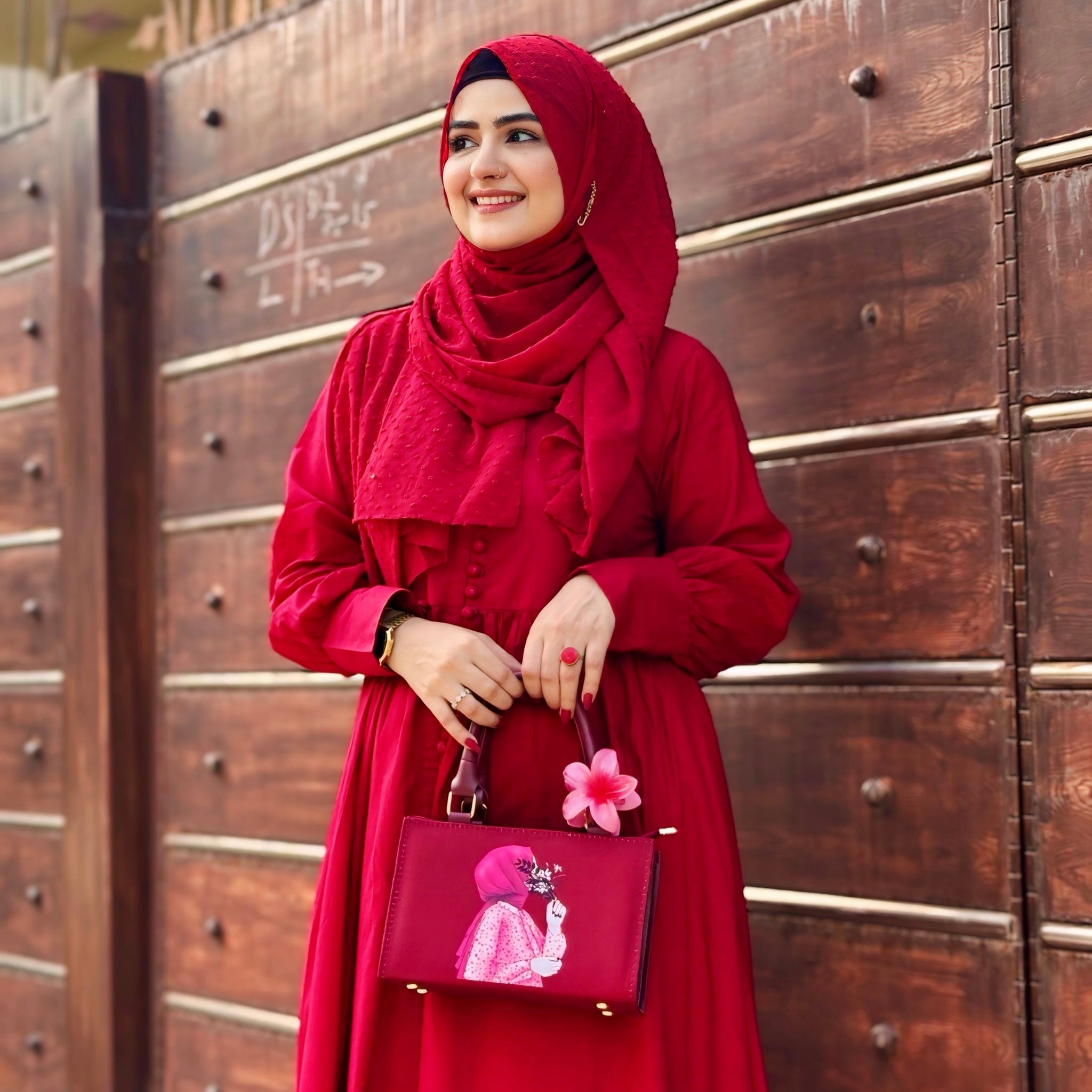 Mini Marque Bag Red