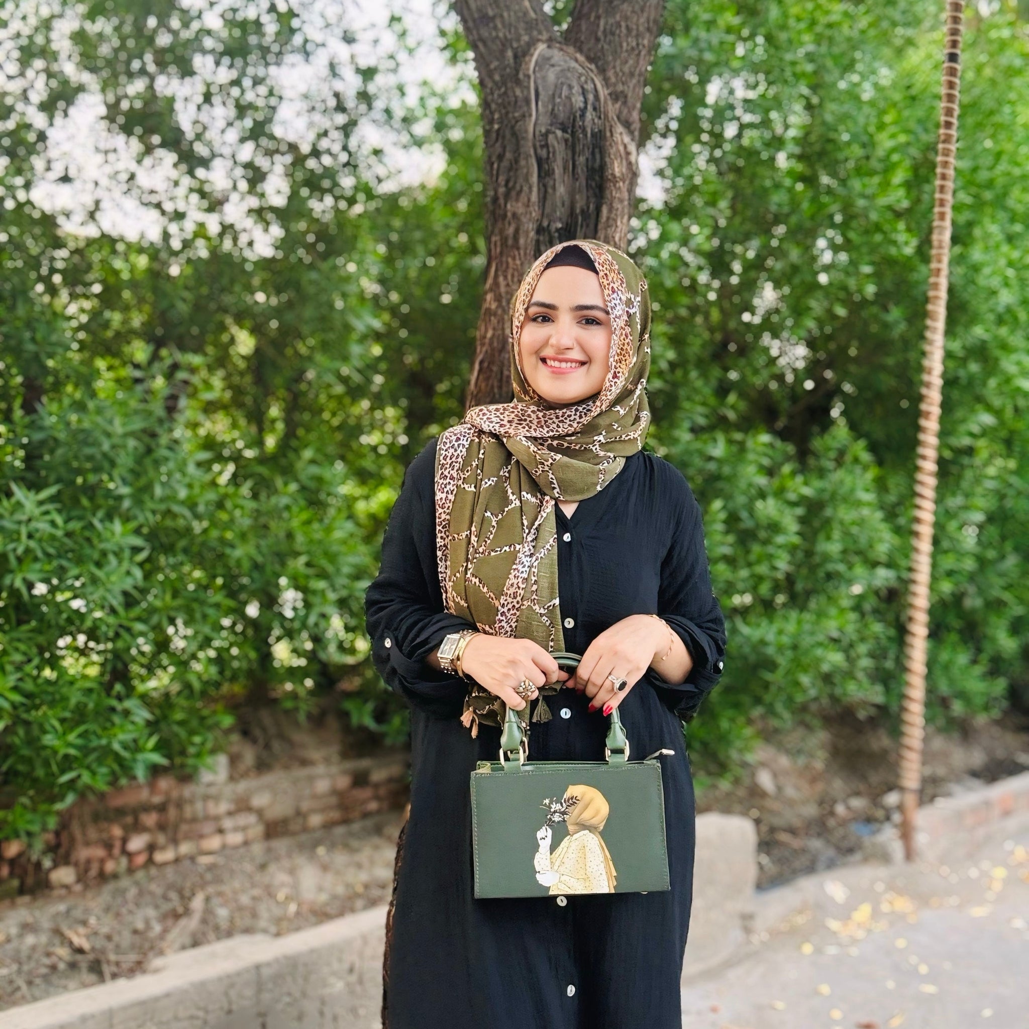 Mini Marque Bag Green
