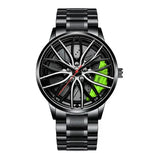 Wheel Watch Rotation Wheel Sports Car Rim Luxury Men's Watch Spinning Alloy Wheel Watch for Boys Men!