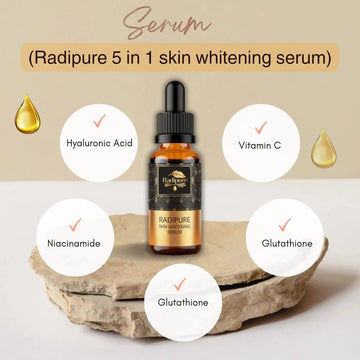 Radipure 5 in 1 skin whitining & glowing serum
