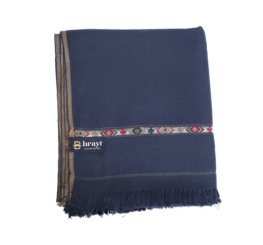 Blue Men Shawl