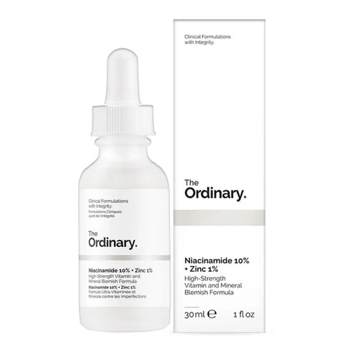 The Ordinary Niacinamide Serum – 10% Niacinamide + 1% Zinc – 30ml