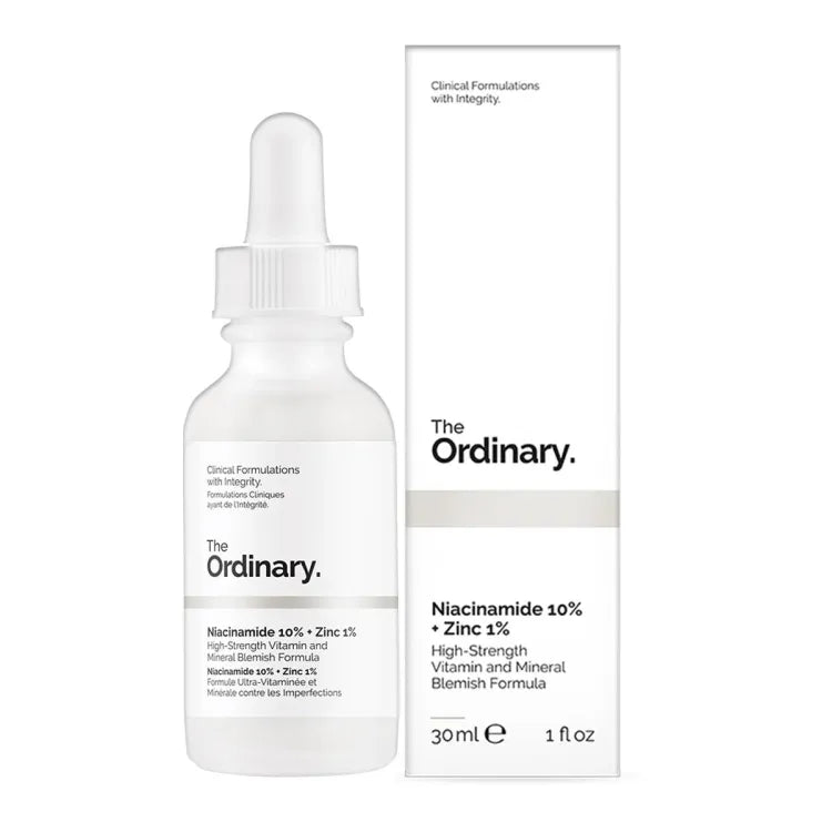 The Ordinary Niacinamide Serum – 10% Niacinamide + 1% Zinc – 30ml