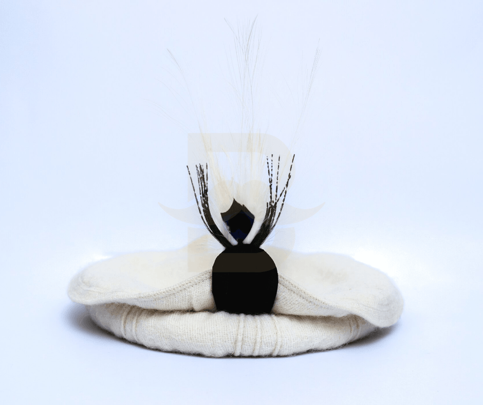 Chitrali Pure Wool Pakol ( Pearl  )