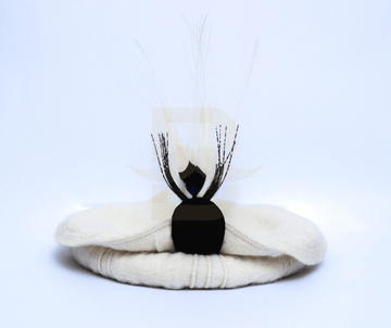Chitrali Pure Wool Pakol ( Pearl  )