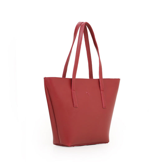 ALPHA TOTE BAG-MAROON