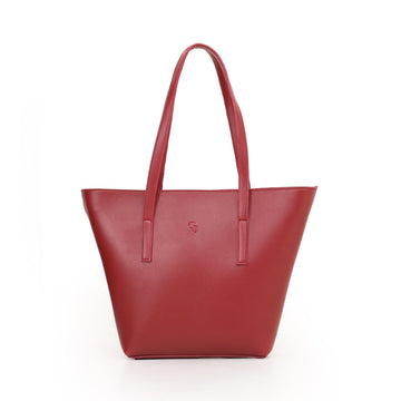 ALPHA TOTE BAG-MAROON