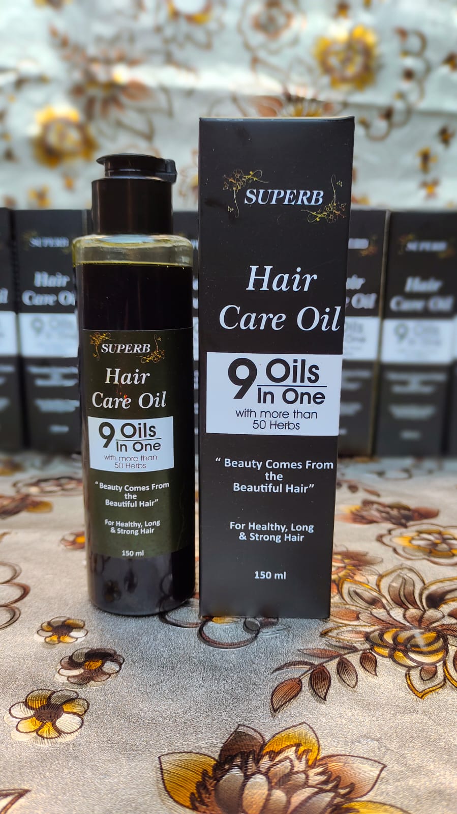 Superb 9-in-One Hair Care Oil – Nourish, Strengthen & Shine Naturally