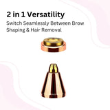 2 in 1 Facial Hair Remover & Eyebrow Trimmer