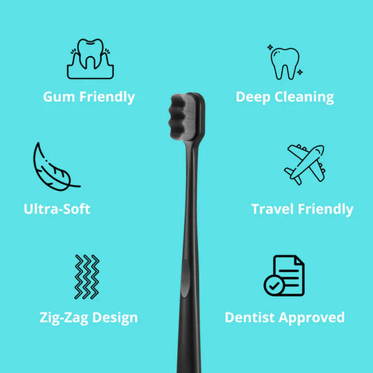 Premium Nano Toothbrush,Adult Extra Soft