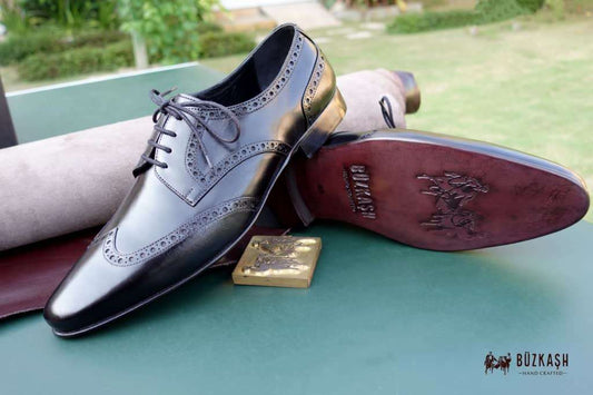 Aügeron - Brogue Derby in Black