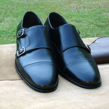 Dülmen Black- Double Monk Strap