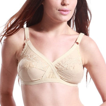 COTTON CROSS BRA