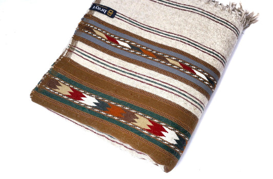 Ivory Wool Shawl