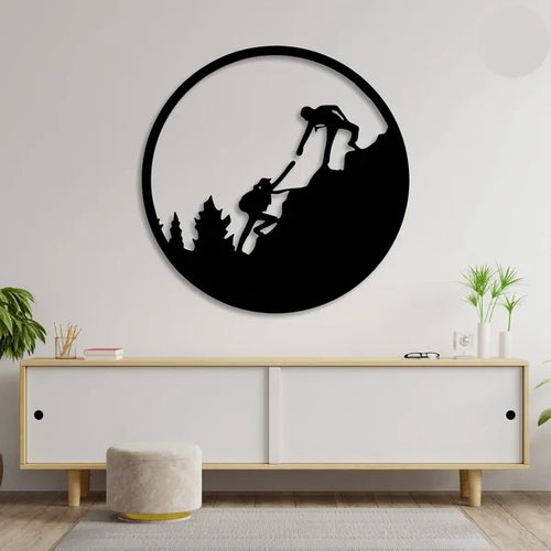 Hiking Couple Wall Decor