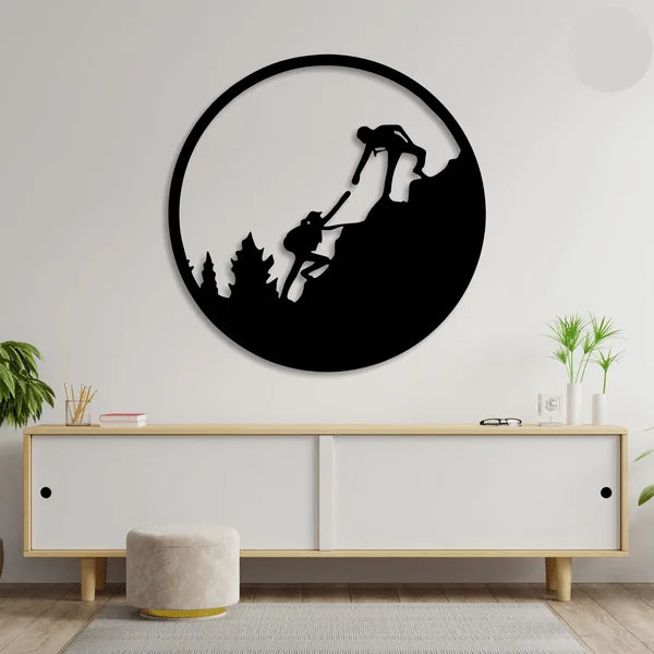 Hiking Couple Wall Decor