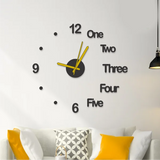 3D Wall Clock Home Decor