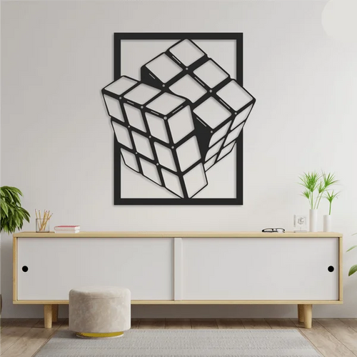 Puzzle Cube Wall Decor