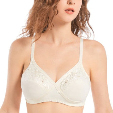 FL-709 Total-Support Bra - Cream