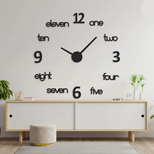 3D DIY Wall Clock
