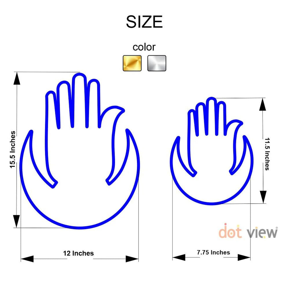 Premium Acrylic Mirror Islamic Hazrat Abbas (AS) Alam Nishan