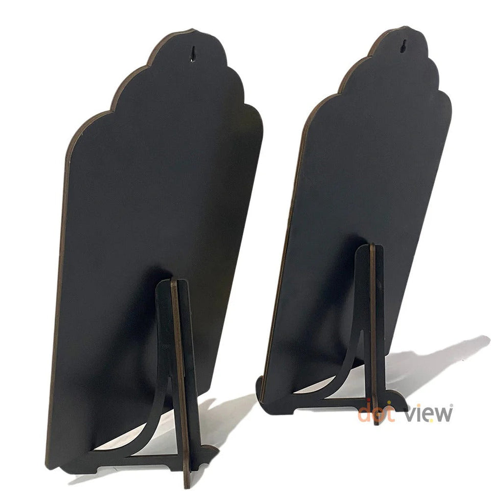 2-in-1 Premium 'Ya Hussain' & 'Ya Abbas' Islamic Acrylic Mirror Wall and Table Decor Piece