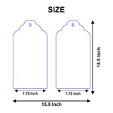 2-in-1 Premium 'Ya Hussain' & 'Ya Abbas' Islamic Acrylic Mirror Wall and Table Decor Piece