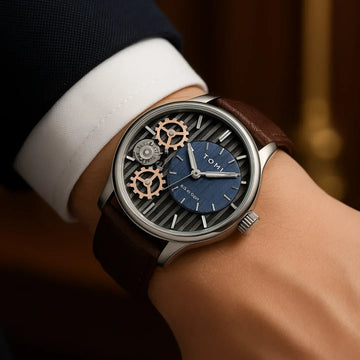 TOMI T-106 Face Gear Dual Strap Luxury Watch