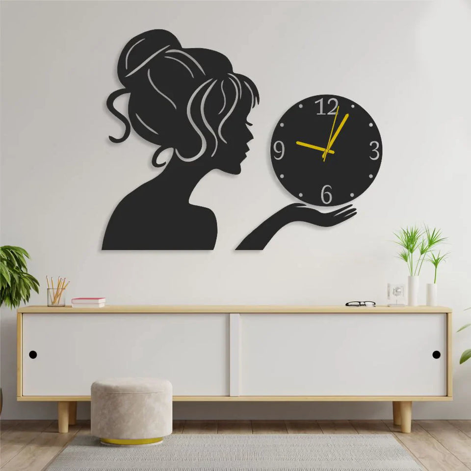 Girl Wall Clock