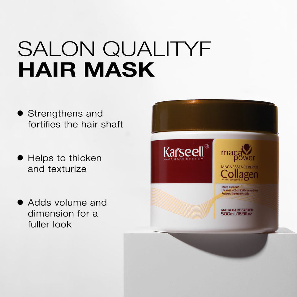 Karsell Collagen Hair Mask For Dry Damaged & All Hair Types - 500ml