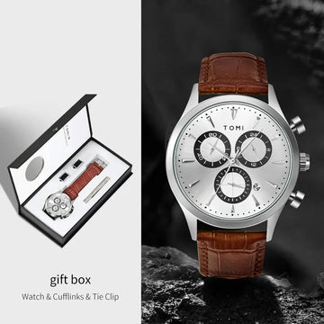 TOMI T-602 Chronograph Premium Luxury Business Men's Watch