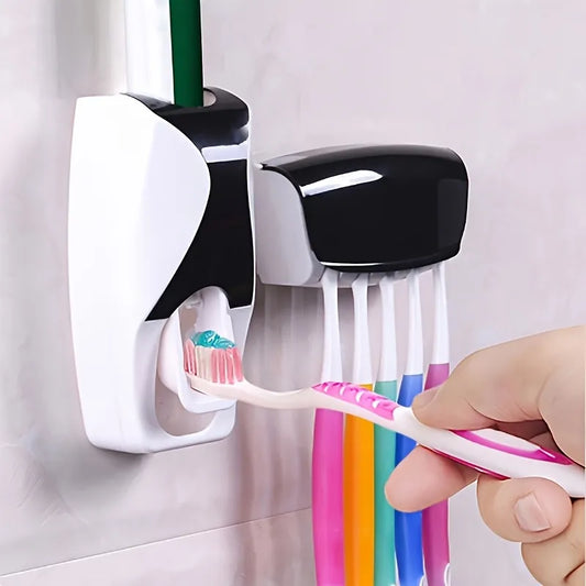 Best Quality Set of Toothpaste Dispenser & Brush Holder
