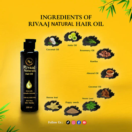 Rivaaj Mahal Natural Hair Oil