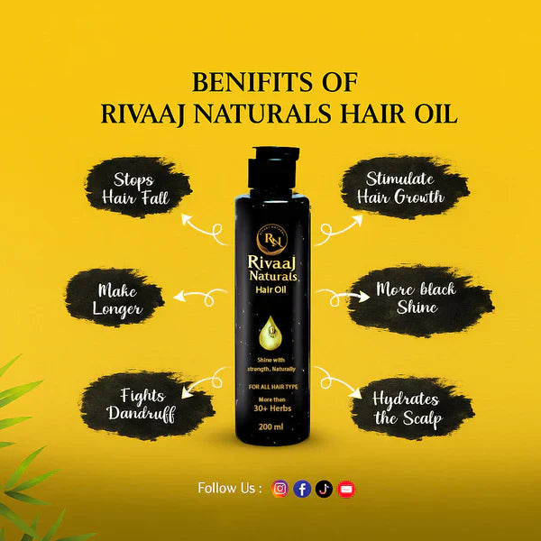 Rivaaj Mahal Natural Hair Oil