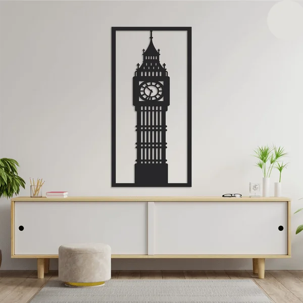Clock Tower Wall Decor