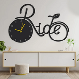Ride Bicycle Big Wall Clock