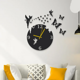 Butterflies Big Wall Clock