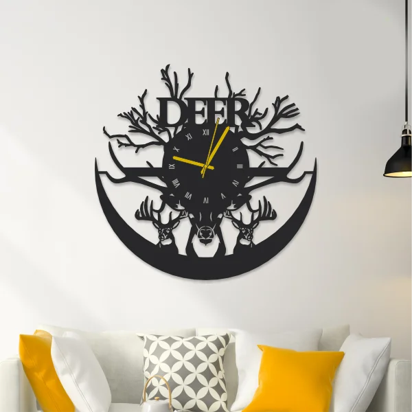 Deer Wall Clock